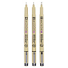 Набор ручек капиллярных "Sakura Pigma Micron", 3 шт - 2