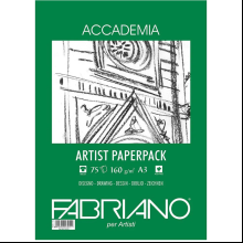 Блок бумаги для рисования "Fabriano. Art pack", А3, 160 г/м2, 75 листов
