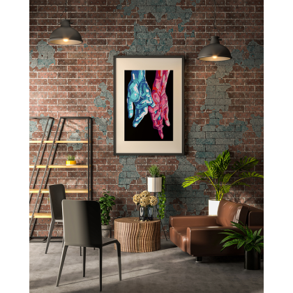 Картина по номерам "Руки" - 5