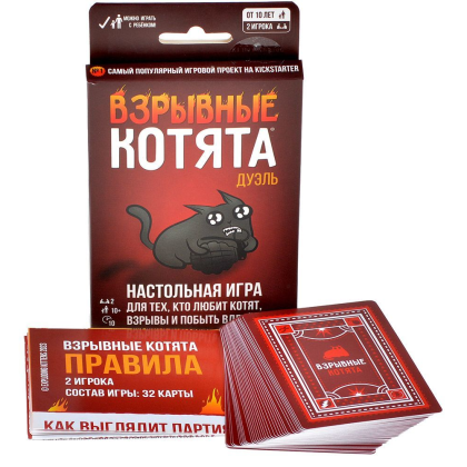 Игра настольная "Взрывные котята Дуэль"  - 2