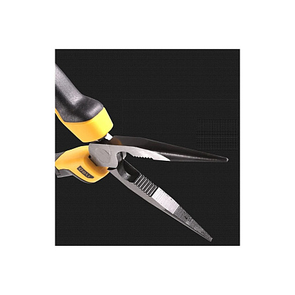 Длинногубцы Deli YS EDL2108Z, 200 мм., желтый, черный - 6
