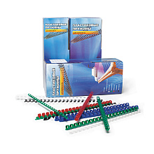 Пружины для перфопереплета "Office Kit", 22 мм, 50 шт, черный
