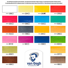 Набор красок акварельных "Van Gogh", 20 цветов, 10 мл