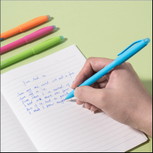 Ручка гелевая "Erasable", 0.5 мм, ассорти, стерж. синий