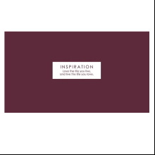 Планинг недатированный "Classic. Maroon", 172x97x8 мм, 64 листа, бордовый