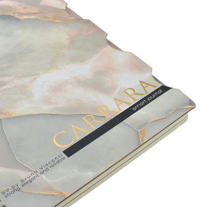 Книга записная "Carrarra", В5, 120 листов, клетка, линейка, точка, белый - 5