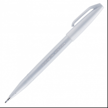 Маркер-кисть "Brush Sign pen", светло-серый