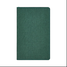 Блокнот "Harris forest green", А5, 96 листов, линейка, зеленый, срез зеленый
