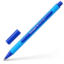 Ручка шариковая "Schneider Slider Edge F", голубой, синий, стерж. синий