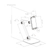 Крепление для планшета (смартфона) Tablet Stand, белый матовый - 10