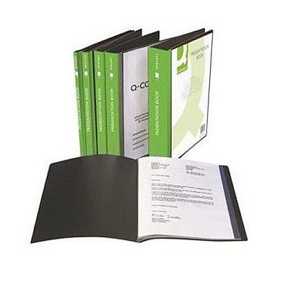 Папка с файлами "Q-Connect", 40 карманов, черный - 3