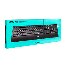 Клавиатура Logitech "K280e", USB, проводная, черный
