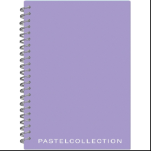 Тетрадь "Pastel Collection", А5, 80 листов. клетка, розовый, фиолетовый 