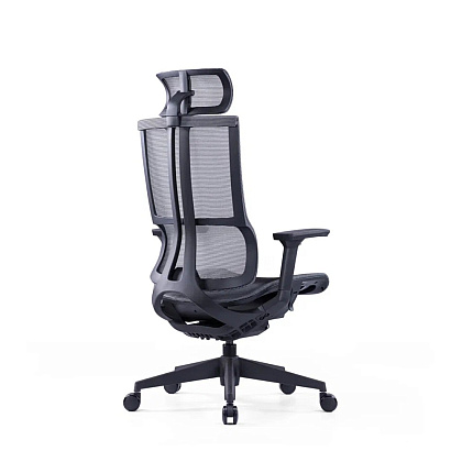 Кресло для руководителя SitZone E-303-001A-P1-BK сетка, черный - 3