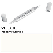 Маркер перманентный "Copic Sketch", Y-0000 флюорит желтый