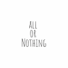 Стеклянный бокал для виски «All or nothing», прозрачный   - 2