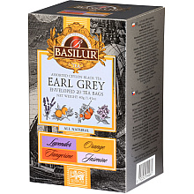 Чай Basilur "Earl Grey", 20 пакетиковx2 гр, ассорти