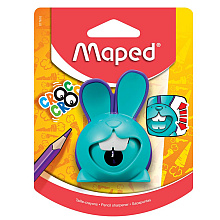 Точилка Maped "Croc Croc Innovation", 1 отверстие, ассорти, блистер
