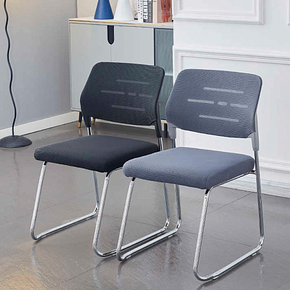 Кресло д/посетителей SitUp SKY Chrome сетка, черный - 5