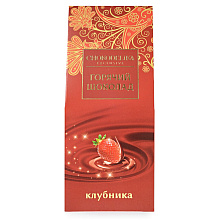 Шоколад белый "Коктейль Клубника с деревянной ложкой", 50 г