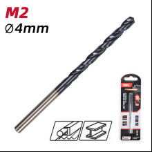 Сверло по металлу Deli RS EDH-MHZ040-E4, 4.0 мм, DIN 338, HSS-TiN