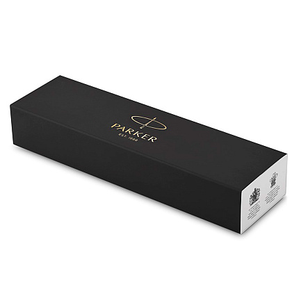Ручка перьевая Parker "IM Essential F319 Brushed Metal CT", F, серебристый, патрон синий - 5