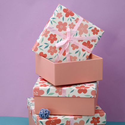 Коробка подарочная "Bloom flowers", 17х17х*8 см, картон - 2