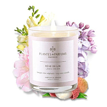 Свеча ароматическая PLANTS&PARFUMS "Linen Dream", 180 гр., подарочная упаковка