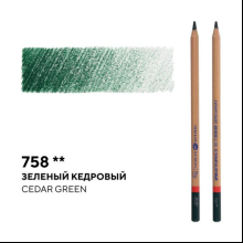 Карандаш цветной "Мастер-класс", 758, зеленый кедровый