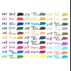 Маркер-кисть "Brush Sign pen twin", 30 шт - 3