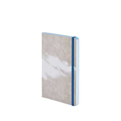 Блокнот "Inspiration Book M Cloud Blue", А5, 88 листов, серый, голубой