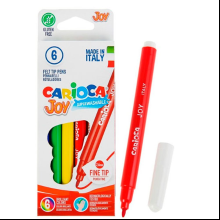 Фломастеры "Carioca Joy", 6 шт