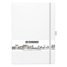 Скетчбук "Sketchmarker", 21x29.7 см, 140 г/м2, 80 листов, белый