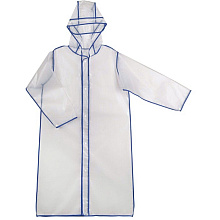 Дождевик "Providence", XS-S, прозрачный, синий 