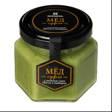Мёд-суфле "Mirmeda" с зелёным чаем и имбирём, 150 гр