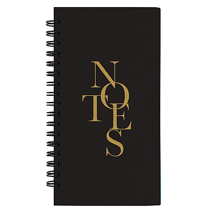 Блокнот Be Smart "Notes", А6, 100 л, в клетку, черный