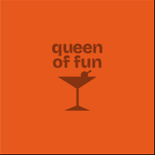 Бизнес тетрадь А5 «Queen of fun» soft touch, оранжевый