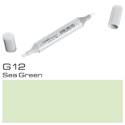 Маркер перманентный "Copic Sketch", G-12 морской зеленый