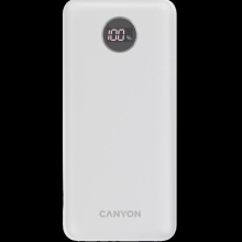 Внешний аккумулятор CANYON "PB-2002", 20000mAh, белый