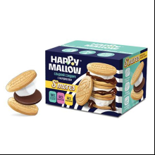 Печенье "HAPPY MALLOW. Набор для горячего сэндвича", с маршмеллоу и шоколадом, 180 гр.