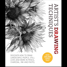 Книга на английском языке "Artists Drawing Techniques", DK