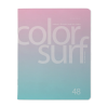 Тетрадь "Color surf", A5, 48 листов, клетка, скоба сбоку, ассорти - 3