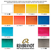 Набор красок акварельных портретных "Rembrandt", 12 цветов, кюветы - 2