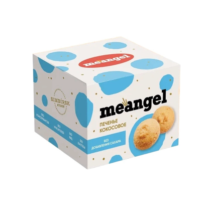 Печенье "MeAngel. Me Button", 100 гр, с кокосом