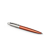 Ручка шариковая автоматическая "Parker Jotter Chelsea Orange CT", 0.7 мм, оранжевый, серебристый, стерж. синий - 2