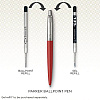 Ручка шариковая автоматическая "Jotter Core K63 Bond Street Black CT", 1,0 мм, черный, серебристый, стерж. синий - 7