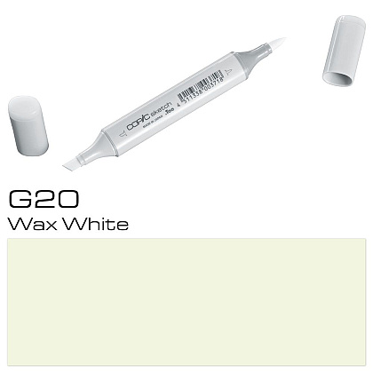 Маркер перманентный "Copic Sketch", G-20 белый воск