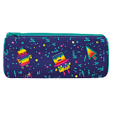 Пенал "Pixel Party",1 отделение, синий