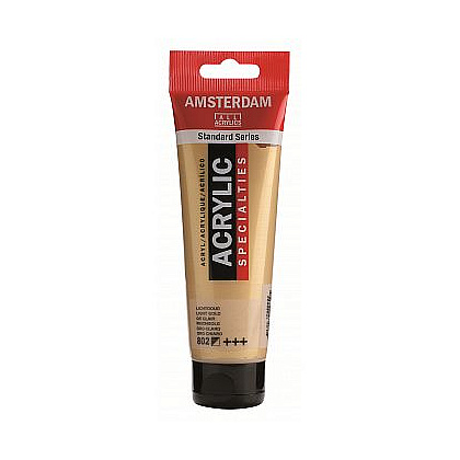 Краски акриловые "Amsterdam", 802 светлое золото, 120 мл, туба