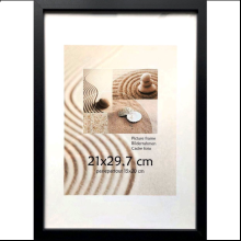 Фоторамка "1213-80309", 10х15 см, дерево со стеклом, черный